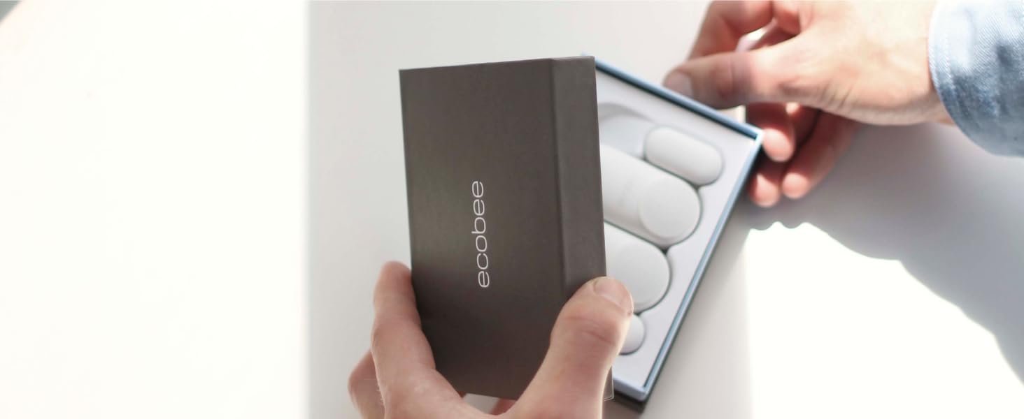 ecobee SmartSensor for Doors and Windows 2Pack, White, Safety