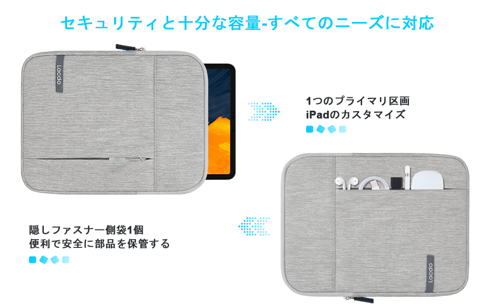 Amazon.co.jp: Lacdo iPad Mini 7スリーブ、iPad Miniケース