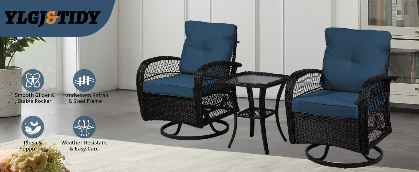 outdoor swivel rocker patio chairs
