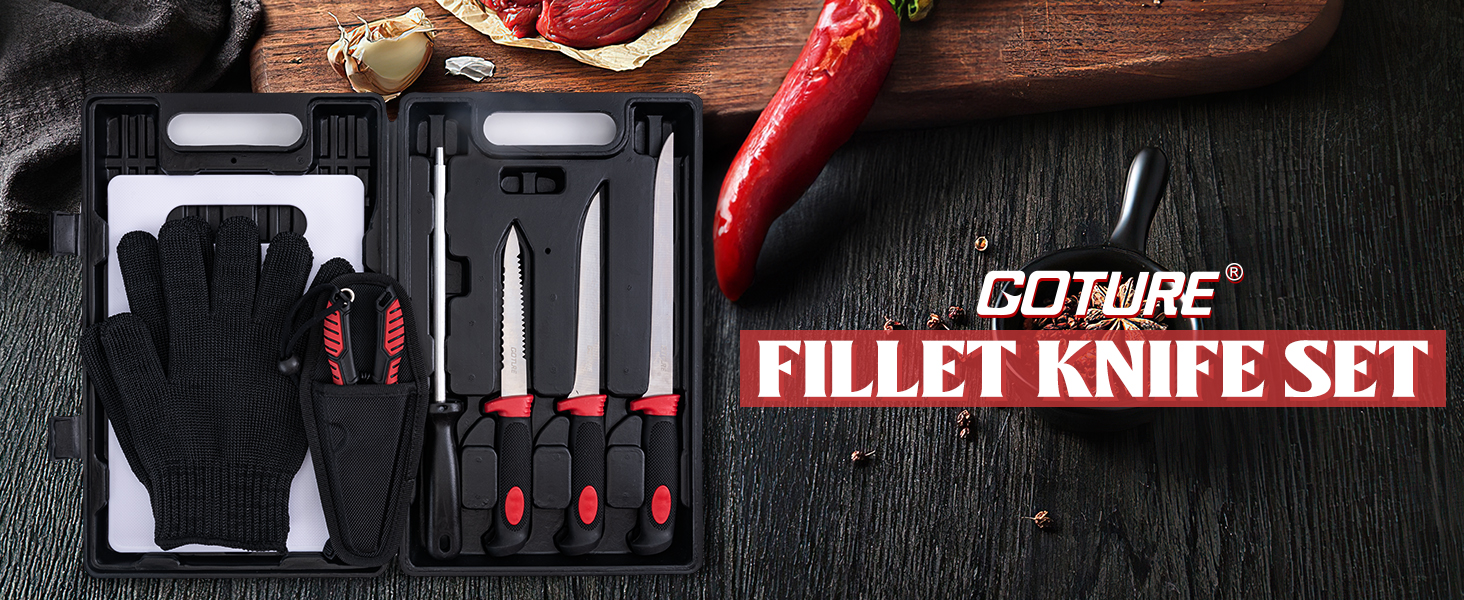 fillet knife fishing set