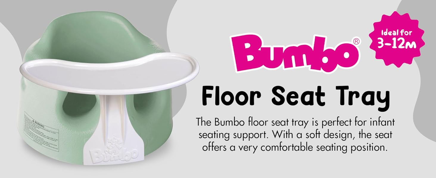 Bumbo Baby Floor Seat, Portable Infant Sit Up Activity