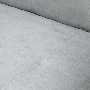 Honeypot - Viva - Small Pull Out Single Sofa Bed - Convertible Sleeper Foldable Lounger Armchair - Fabric (Armchair Sofabed, Grey) 15 viva