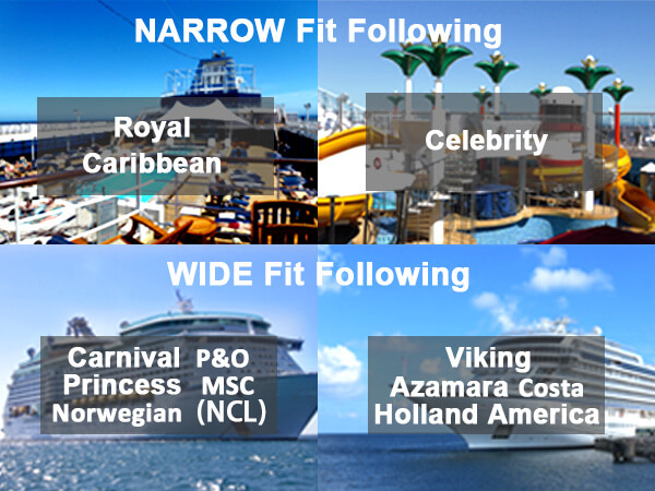 Jollyants cruise tags wide fit carnival, princess, norwegian