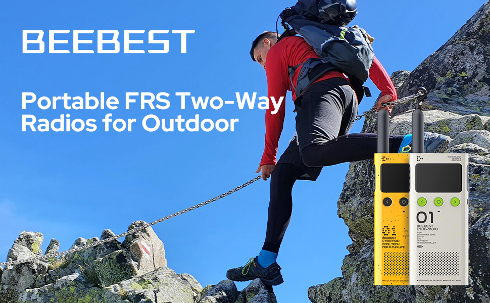 Walkie Talkies for Adults Long Range, BEEBEST Rechargeable 2 Way Radios, Portable
