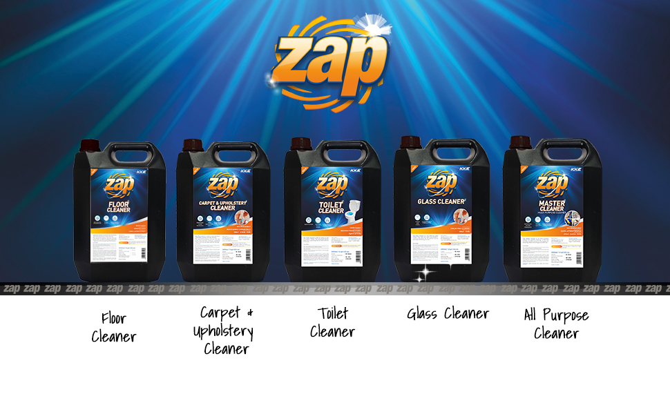 Zap Kleen Toilet Cleaner Liquid 5 Liter Shiny Clean, Remove Germs