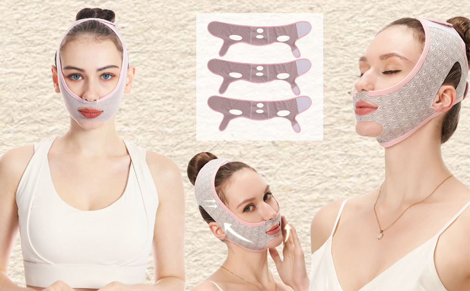 Amazon.co.jp Tumao Small Face Belt, Liftup, Face Mask, Small Face