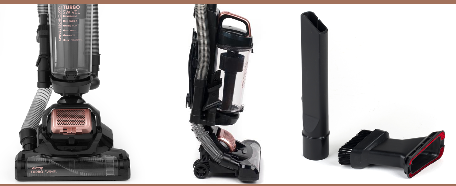 Beldray BEL0648NRG Turbo Swivel Upright Vacuum Cyclonic Carpet