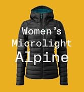 Rab Women's Microlight Alpine 700-Fill Down Hooded Puffer Jacket for Hiking & Skiing