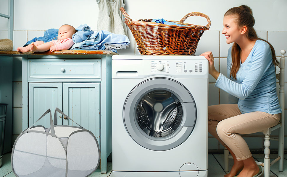 Mesh Laundry Basket