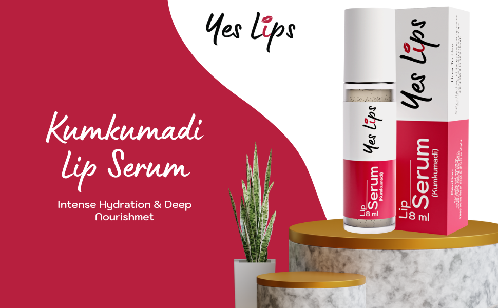 Yes Lips Kumkumadi Lip Serum Oil Moisturizer For Hydrated Lips With
