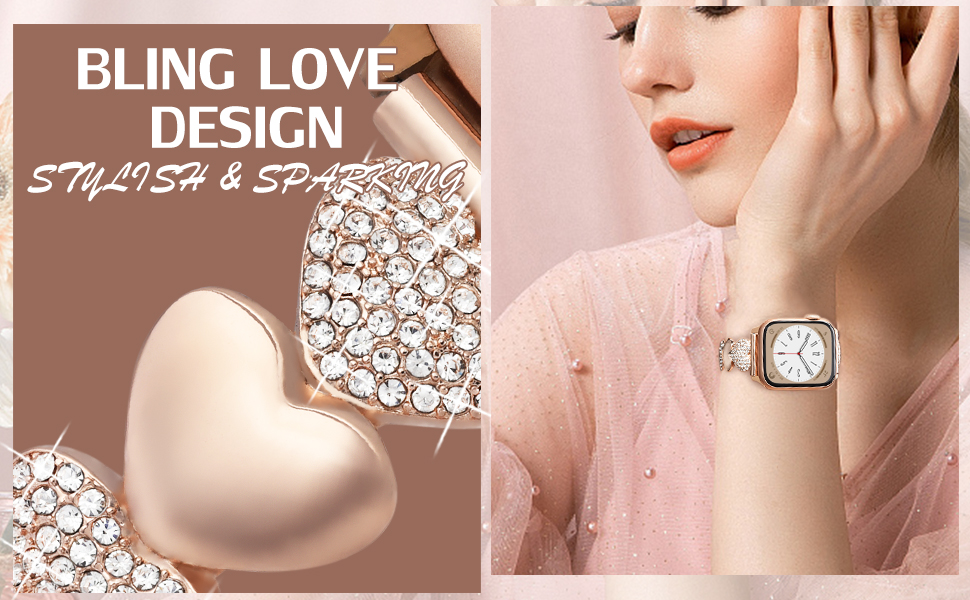 diamond apple watch band