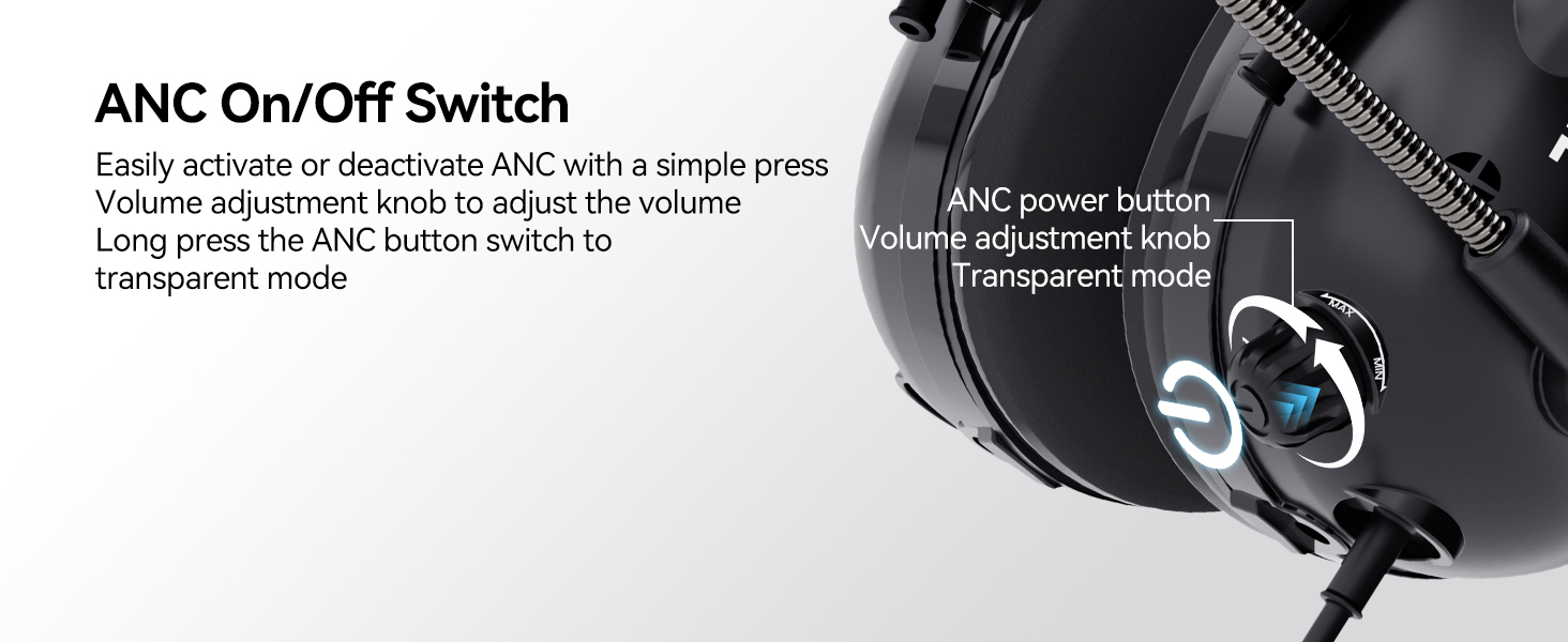 ANC Noise Cancelling 2 Way Radio Headset