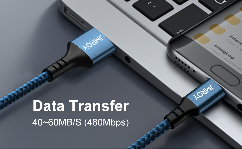 480 Mbps full speed usb micro data transfer cable