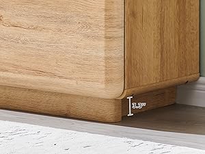 Modern 7 Drawer Dresser with 3.3" Thickened Box Framed Base