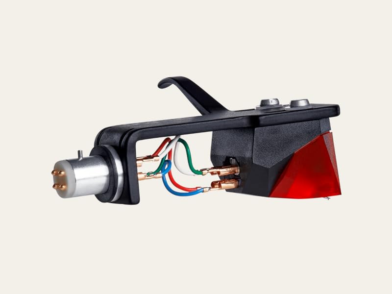 ortofon 2mred sh4 レコードカートリッジ Ortofon: 2M Red Cartridge Mounted on SH-4 Headshell (Red
