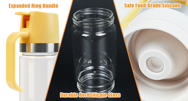 Honey Dispenser for Honey and Syrup, Honey Container