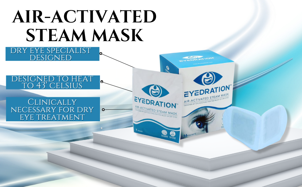 Eyedration AirActivated Eye Steam Mask l Dry Eye Relief l