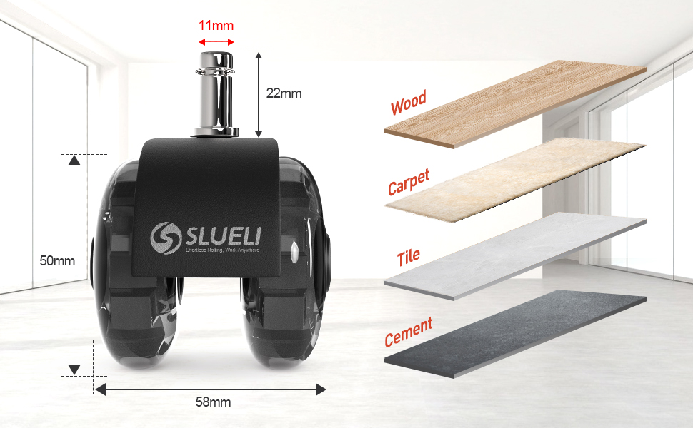 Office Chair Casters