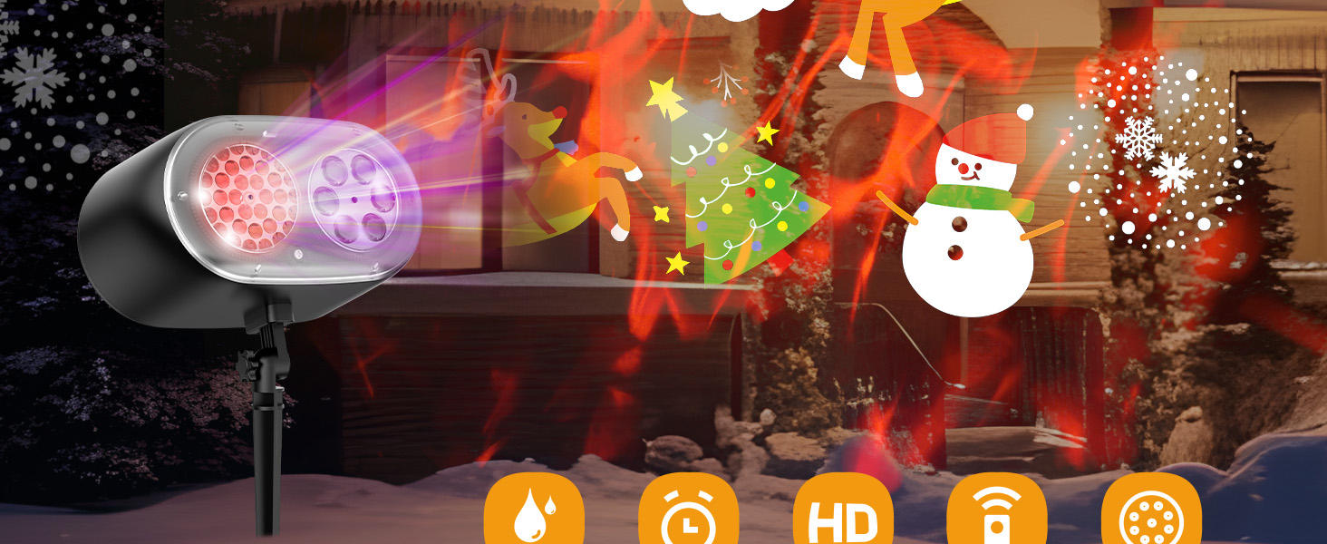 projection lights for outdoor holidays