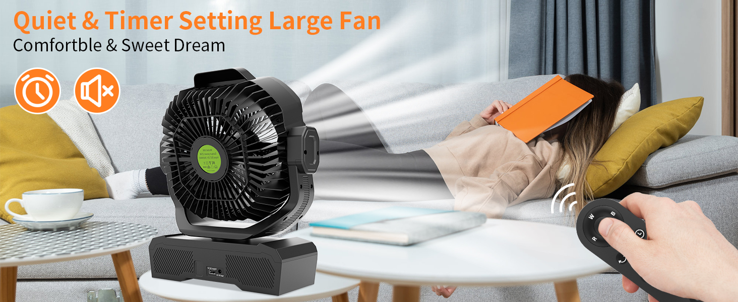 ventilador recargable