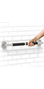 Designer shower grab bar