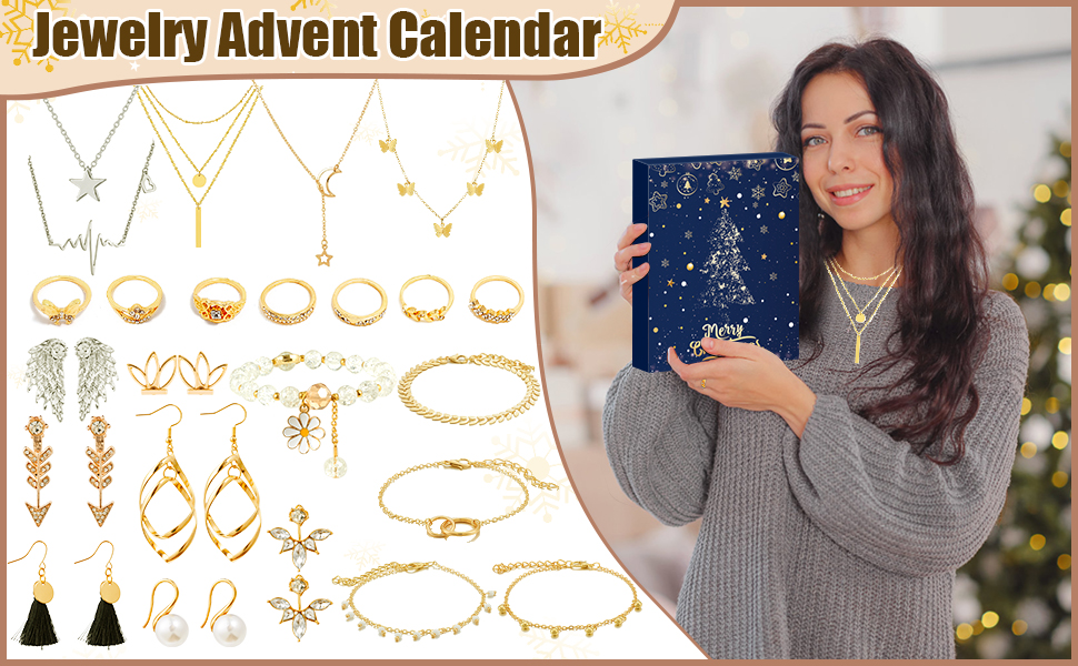 Calendrier De L Avent Bijoux Acier Inoxydable www.amazon.fr