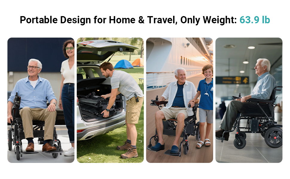 electric wheelchairs for adults lightweight foldable