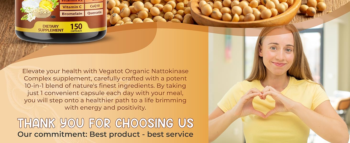 Vegatot Nattokinase Supplement