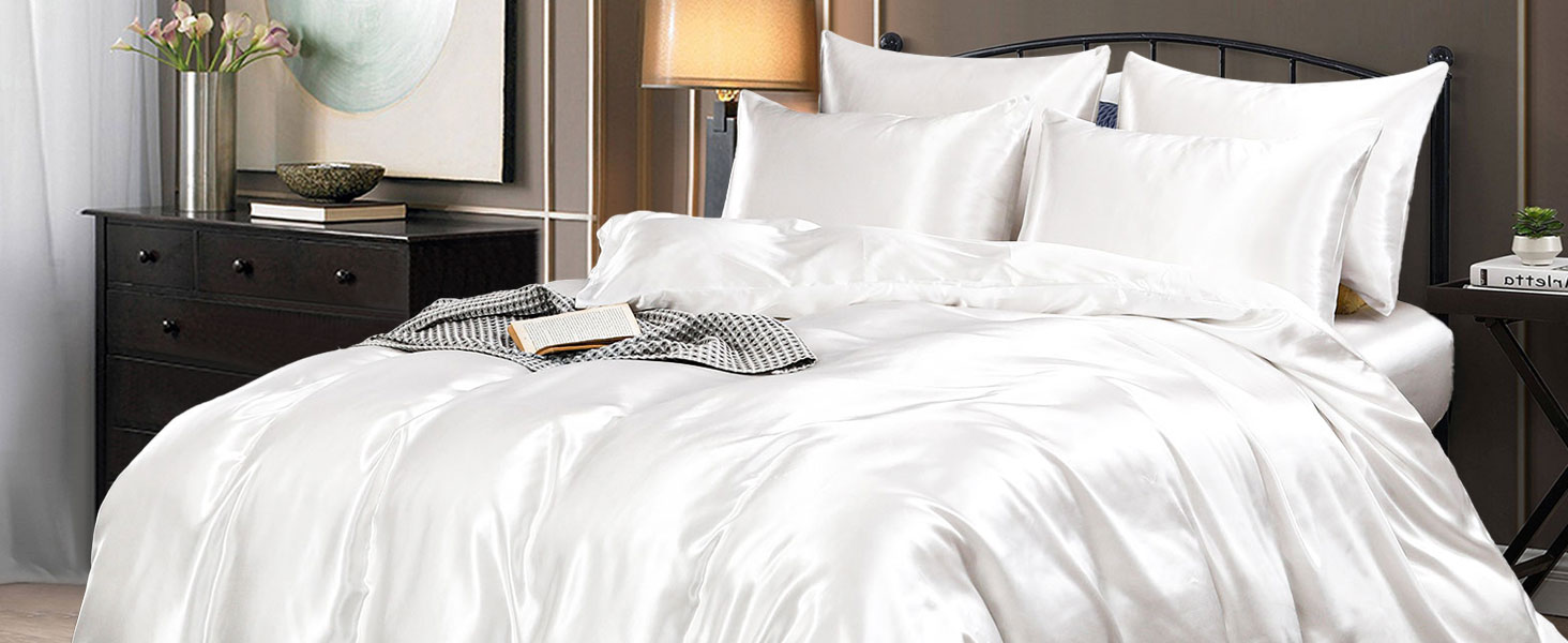 Satin Silk 6 PCS Duvet Cover