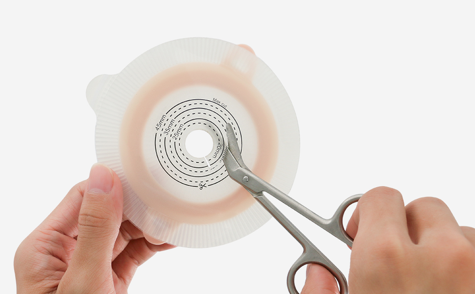 KONWEDA Ostomy Scissors Curved Blunt Tips, Small Scissors