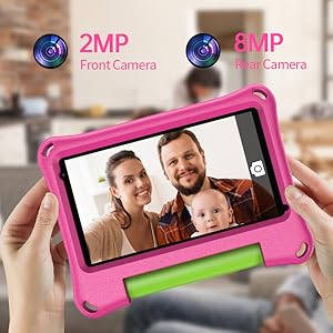 Kids tablet with camera