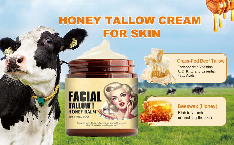 Beef Tallow and Honey Balm