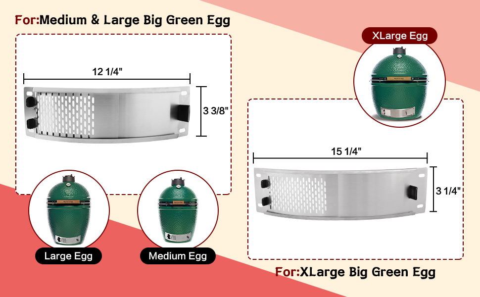 Draft Door Screen Kit Replacement Parts for Large and