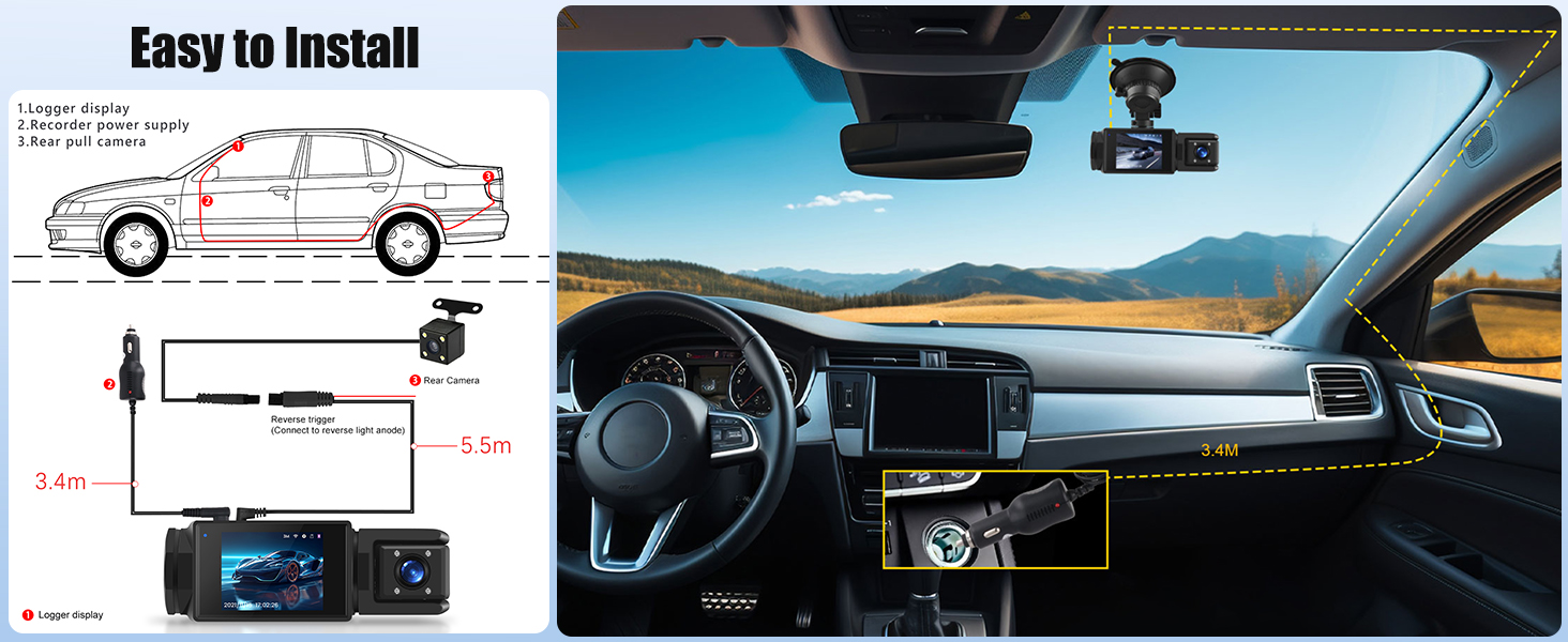 wolfbox mirror dash cam vantop mirror dash cam pelsee p12 pro 4k mirror dash cam
