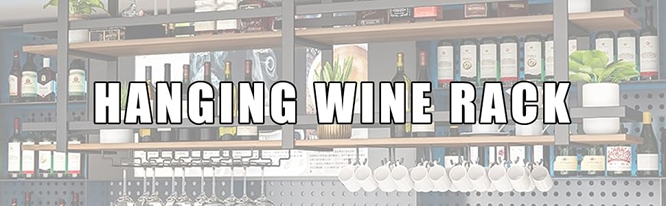 Ceiling Wine Glass Rack
