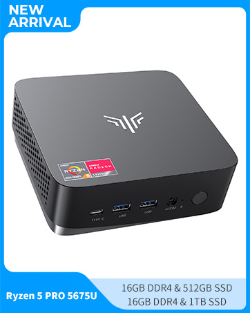 NiPoGi AK1 Plus Mini PC Alder Lake N95 8GB DDR4 256GB SSD