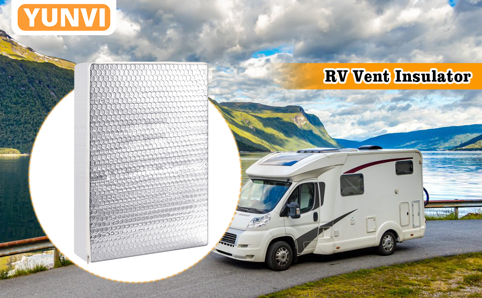 YUNVI RV Skylight Insulator 14x22x2.8,RV Vent Insulator and Skylight Covers with