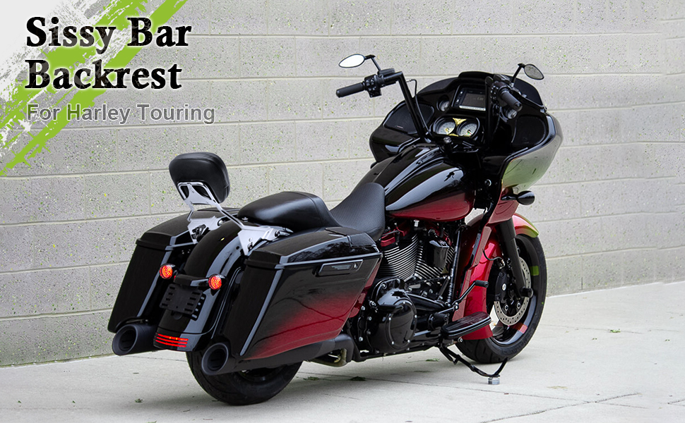 Mofun Passenger Backrest Detachable Sissy Bar Chrome