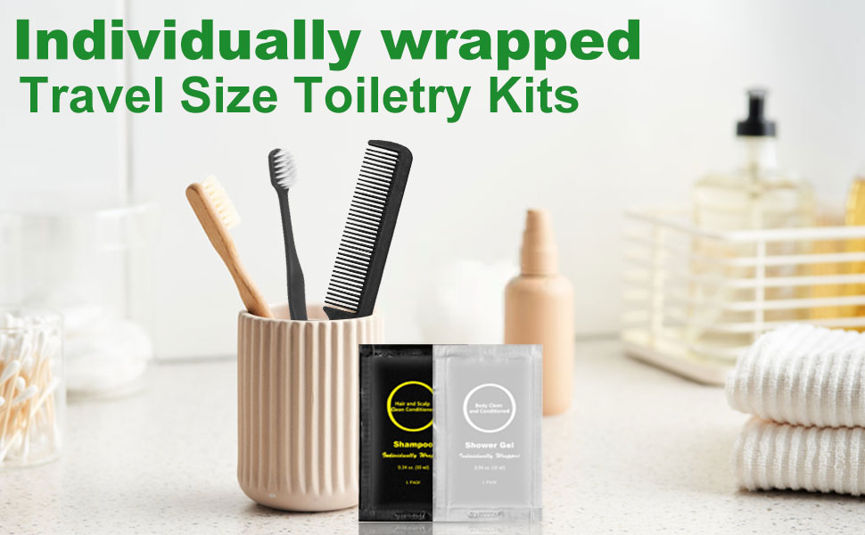 Travel Size Toiletry Kits 5Pack