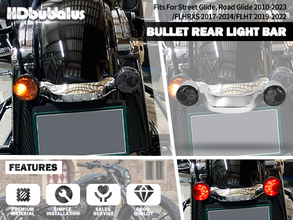Amazon | HDBUBALUS LED リア ウインカー ブレーキ ライト バー