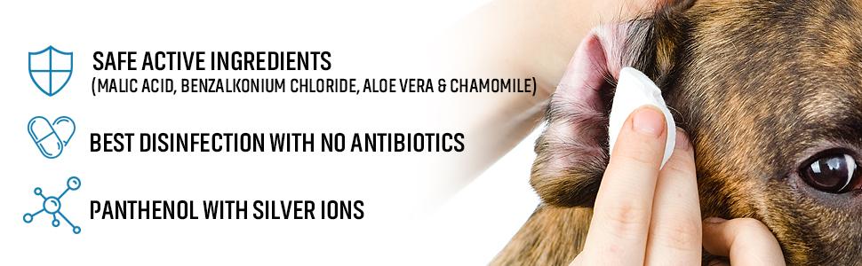 Ear Cleaner for Dogs and Cats - Otic Drops Solution
