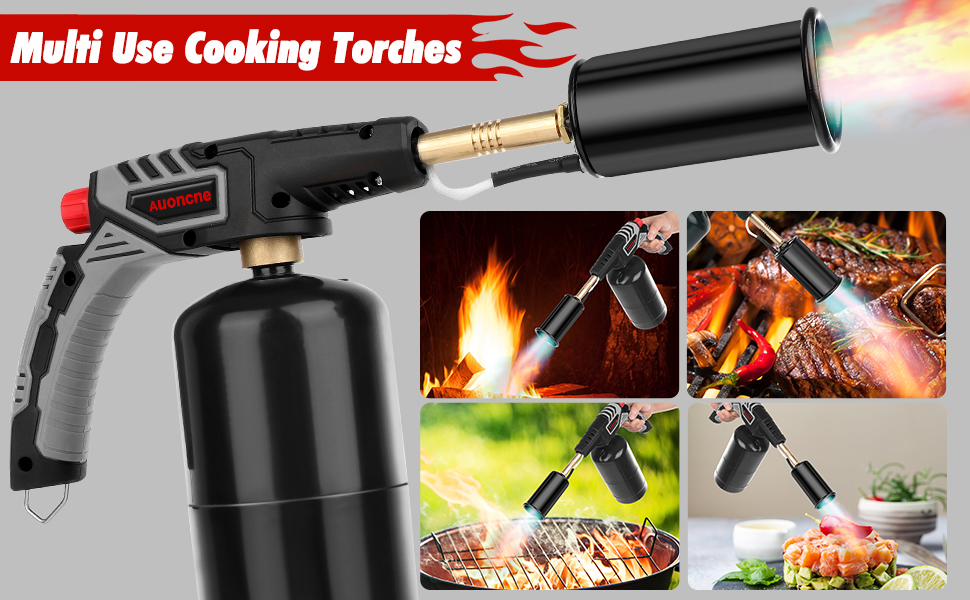Powerful Propane Cooking Torch, Kitchen culinary Grill, Baking, Creme