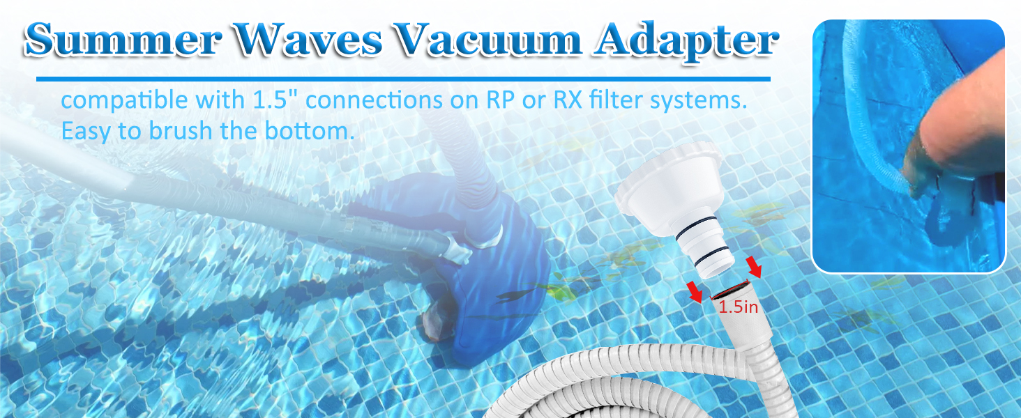 ChangTa Vacuum Adapter RP/RX Skimmer Attachment Replacement