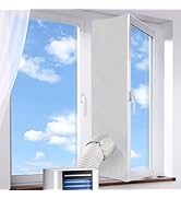 Fohil 400CM (157") Portable AC Window Seal Kit, Window Vent Seal Kit for Portable Air Conditioner...