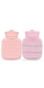 320ml Hot Water Bottle with Knited Cover