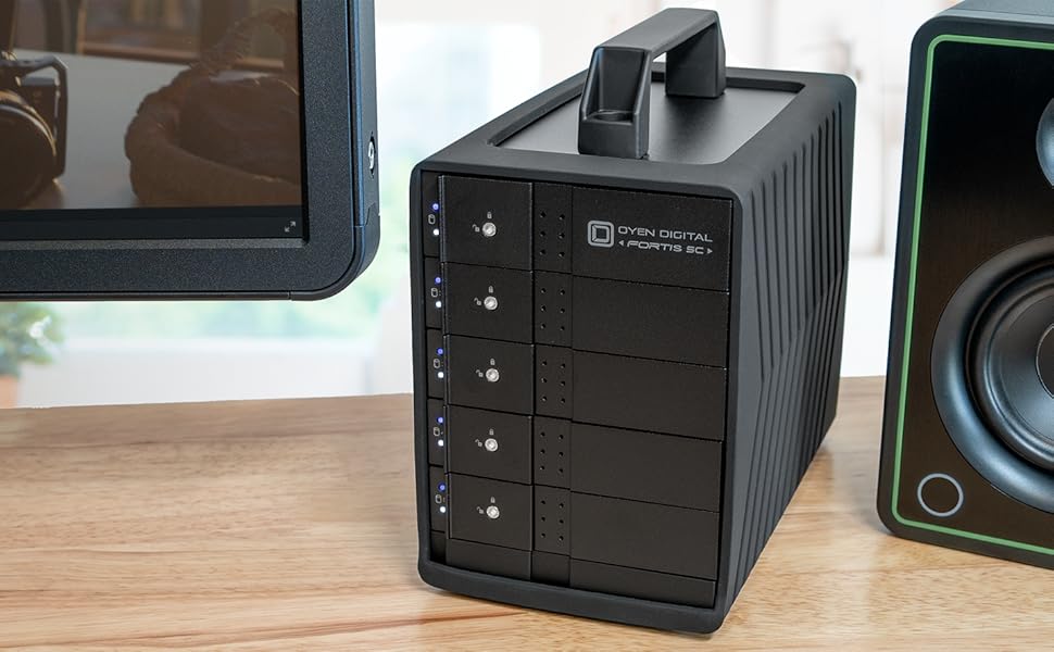 Oyen Digital Fortis 5C 5Bay USBC External Drive Enclosure Electronics