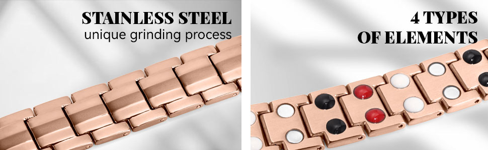 Stainless Steel Magnetic Therapy Bracelet For Men