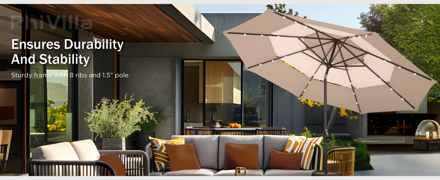 patio umbrella wind resistant