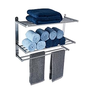 bathroom towel rack