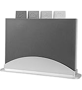 Dawsons Living Index Chopping Board Set - Extra Thick Colour Coded Plastic Cutting Boards with St...